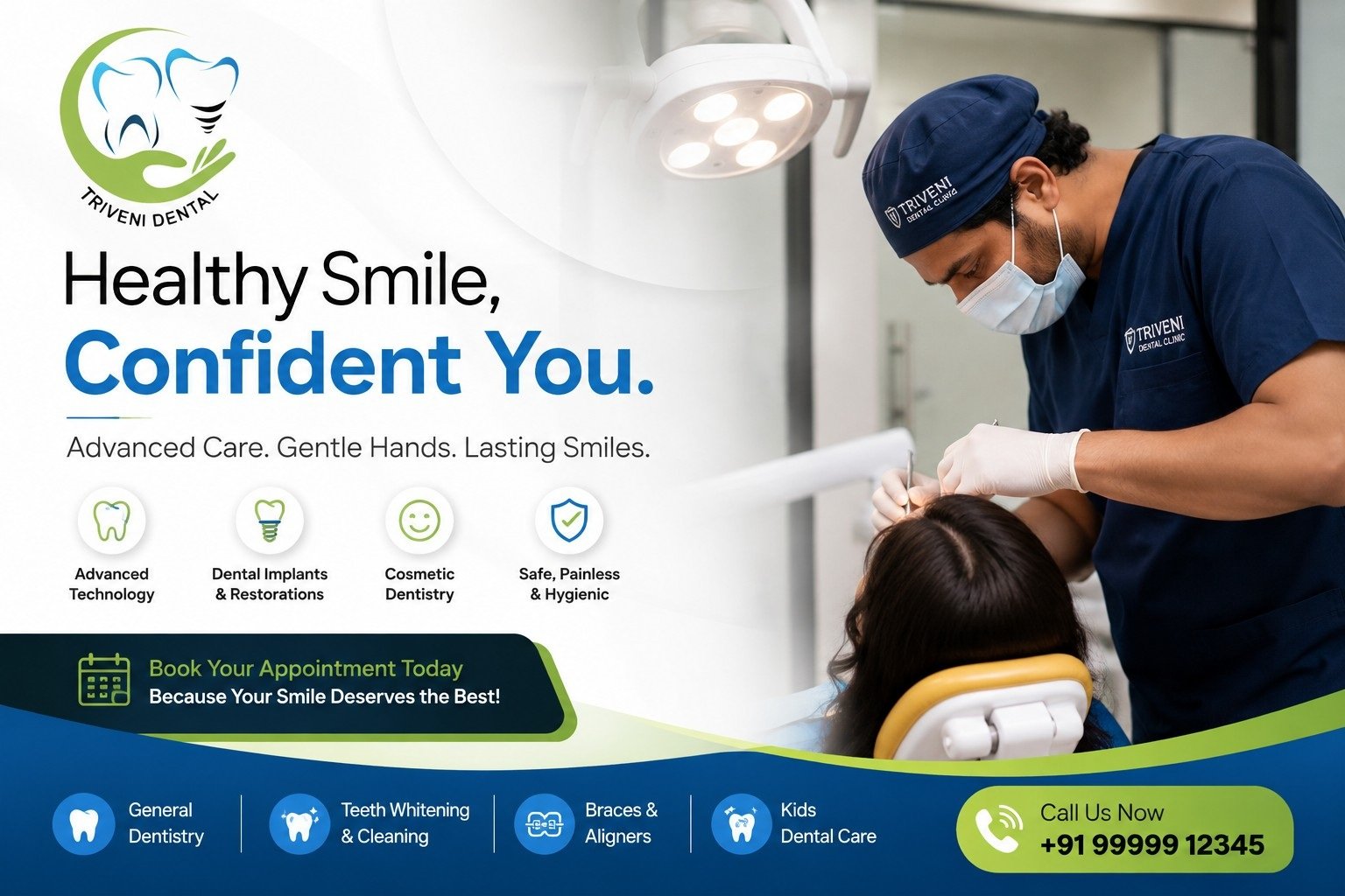 Triveni Dental Clinic branded creative